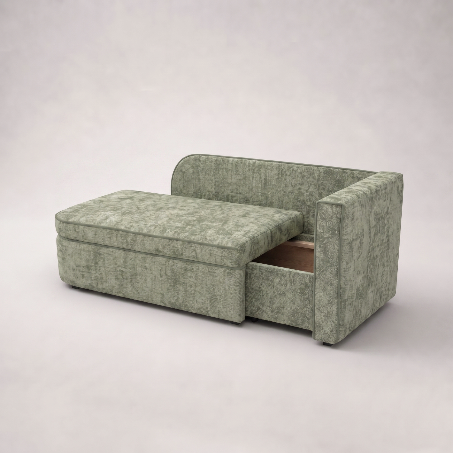 Диван прямой Аби Велюр Круз 72 (Cruz Watergreen)