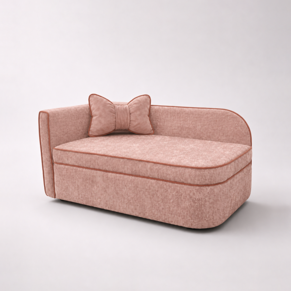Диван прямой Аби Велюр Круз 61 (Cruz Blush)