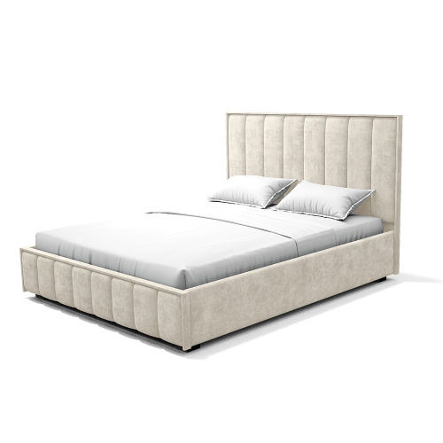 Кровать 1,6 м  "Мирабель" КР-16 NEW (Миндаль)