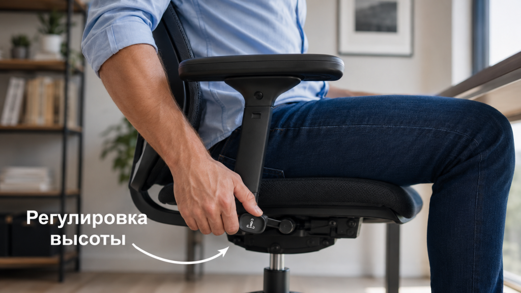 Правильная регулировка рабочего кресла - залог здоровья спины и комфорта на весь день