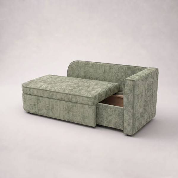 Диван прямой Аби Велюр Круз 72 (Cruz Watergreen)