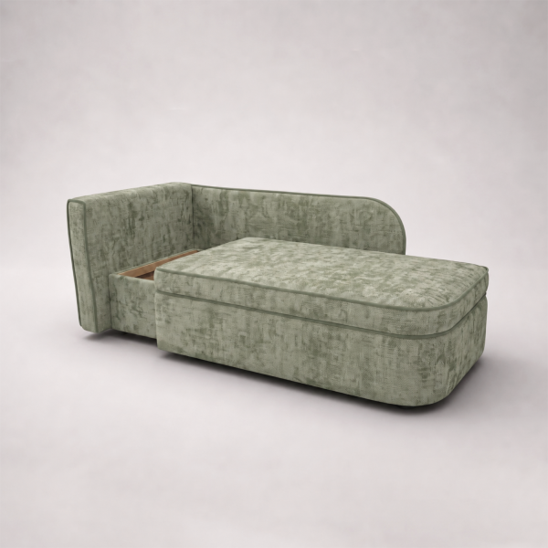 Диван прямой Аби Велюр Круз 72 (Cruz Watergreen)